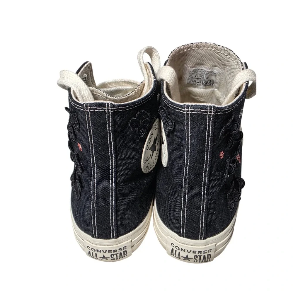 Converse Chuck Taylor All Star High Top Black Floral Women's 8.5 SB8